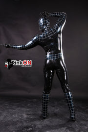 Rubber Black Spiderman Catsuit